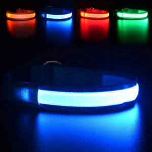 LED svítící obojek pro psy a kočky – 3 režimy
