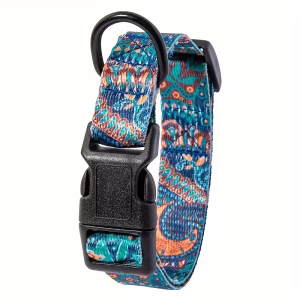 Boho obojek pro psy – Nastavitelný a pevný