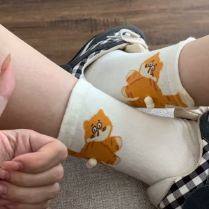 Dámské ponožky s kočičím motivem, 3D design, pohodlné, elastické