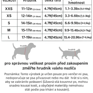 Postroj pro psy s vodítkem – Měkký a pohodlný