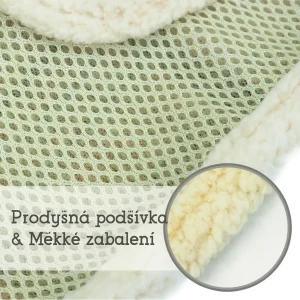 Postroj pro psy s vodítkem a taštičkou – Kostkovaný design, měkký
