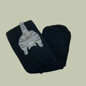 Dámské ponožky s kočičím motivem, 3D design, pohodlné, elastické
