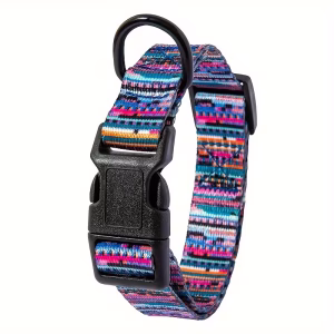 Boho obojek pro psy – Nastavitelný a pevný