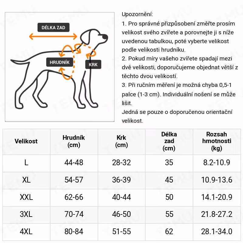 Zimní teplá bunda pro psy s kapucí – voděodolná, pohodlná 5 Zimní teplá bunda pro psy s kapucí – voděodolná, pohodlná - Obrázek 3