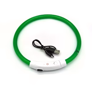 Alternative view of LED obojek pro psy, svítící, USB nabíjení, 3 režimy, nastavitelný