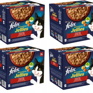Felix Sensations Jellies – Směs v želé 24×85 g