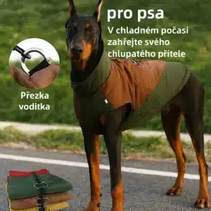 Zimní Prošívaný bunda pro Psy – Větruodolná Outdoor Vesta