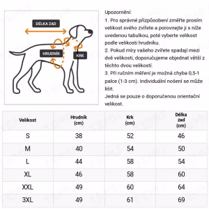 Voděodolná přechodná bunda pro psy s fleecovou podšívkou a reflexními prvky