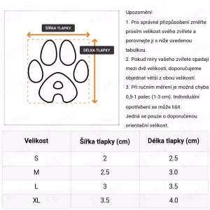 4ks Voděodolné Boty pro Psy – Protiskluzové, Nastavitelné, Vhodné do Deště a Sněhu