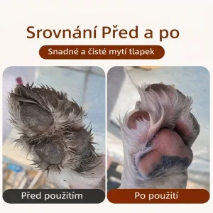 Mycí kelímek na psí tlapky – Rychlé a snadné čištění tlapek