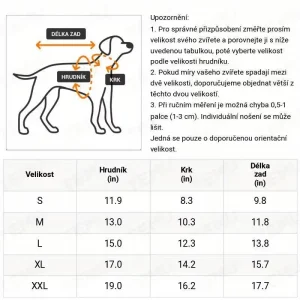 Zateplená zimní kombinéza pro psy – prošívaná, teplá