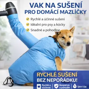 Sušicí vak pro psy – rychlé sušení psa po koupání