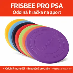 Létající talíř pro psy – odolný frisbee pro výcvik a hru se psem